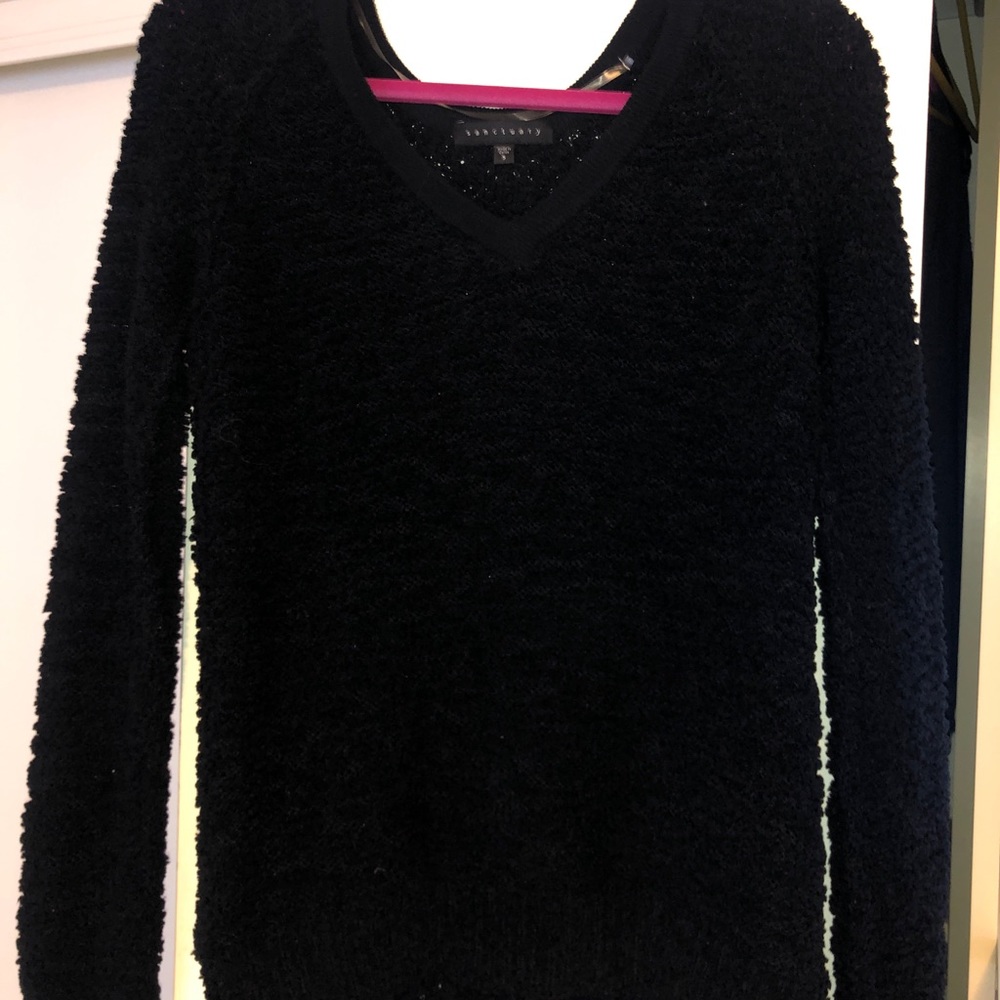 Worn once! Black v neck sweater